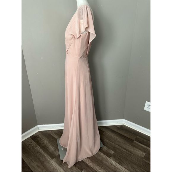 MONIQUE LHUILLIER BRIDESMAIDS Gwen A Line Gown - Picture 7 of 12